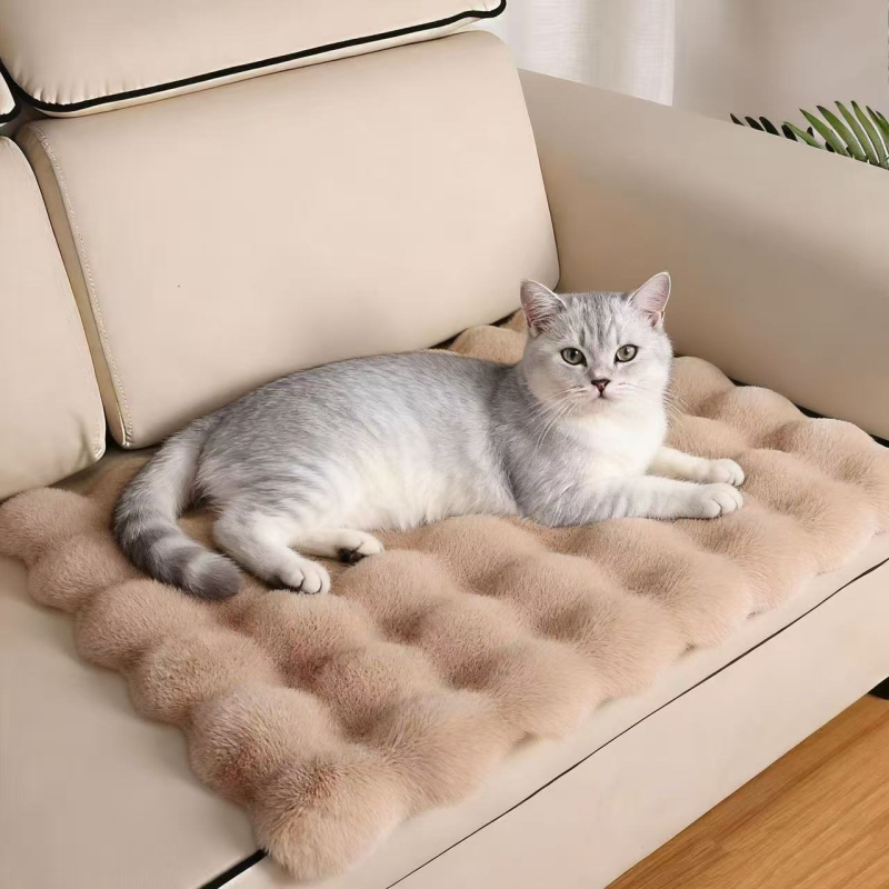 Podložka za pse od velura — udoban madrac za spavanje (Materijal: velur; Sezona: cijelo godišnje; Pogodno za: psa; Čišćenje: perivo; Funkcija: grijanje)