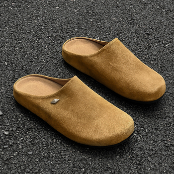 Sandale pentru bărbați, inspirate de Birkenstock, Slip-On, partea Superioară din velur, talpă din cauciuc, Cod produs 19987