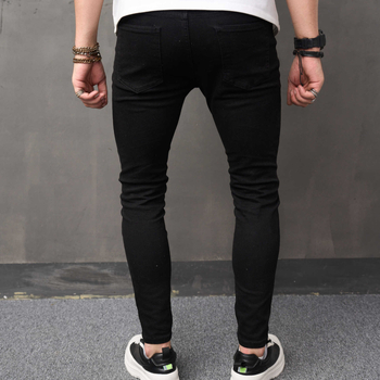 Muške traperice, casual slim fit, uski kroj nogavica, srednji pojas, zip zatvarač
