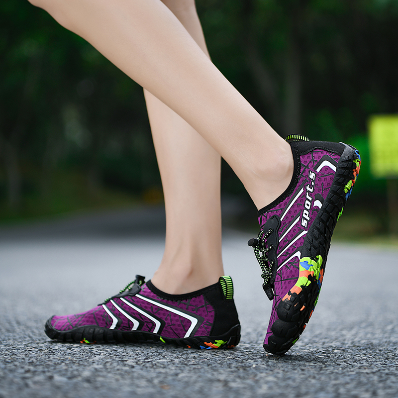 Cipele za rijeku za parove, prozračna unutrašnjost mrežasta, gornji dio od sintetičke kože, potplat od prirodne gume