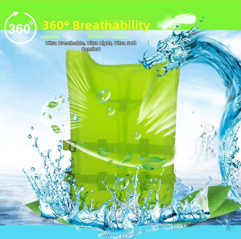 Mentőmellény környezetbarát PVC-ből, engedélyezett magánmárkával