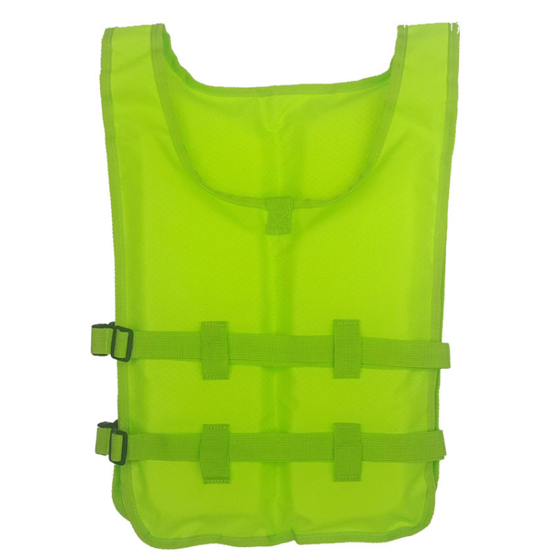 Mentőmellény környezetbarát PVC-ből, engedélyezett magánmárkával