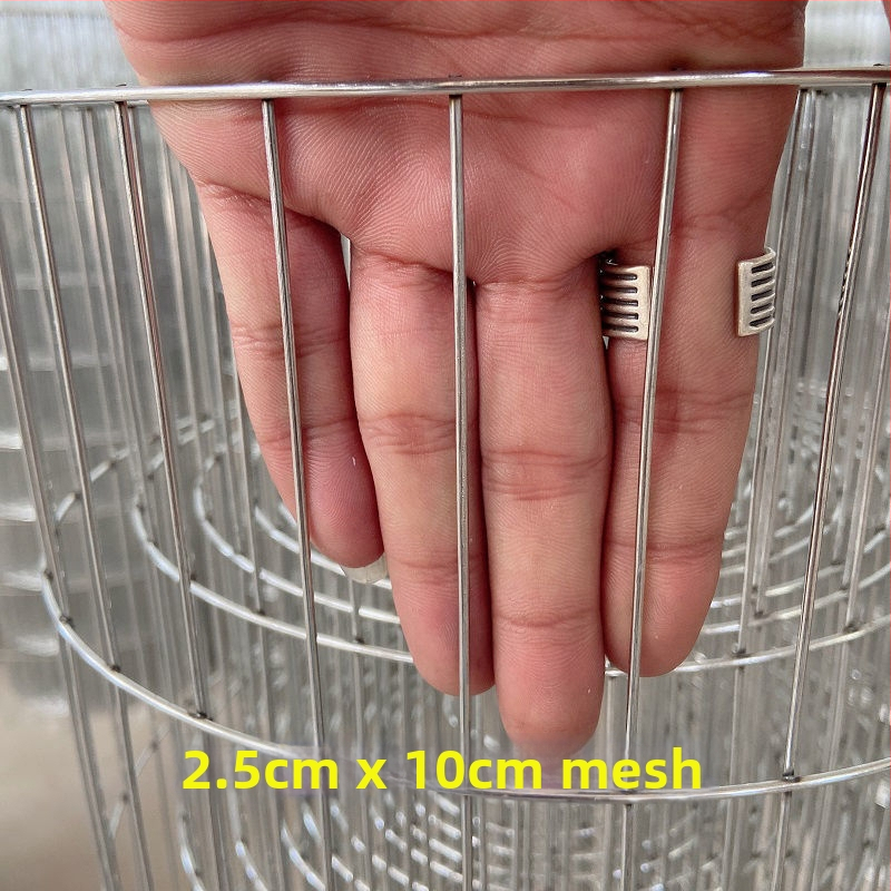 Pozinkovaná zváraná drôtová sieť pre klietky vták – rolovacia sieť pre vtáky, papagaje a zajace
