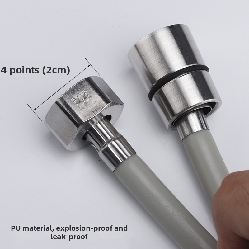 Bidet sprej s PU cijevi i teleskopskim crijevom, model PU-1, nazivni tlak 1,6 MPa, radna temperatura 0–90 °C, ugradnja navoj