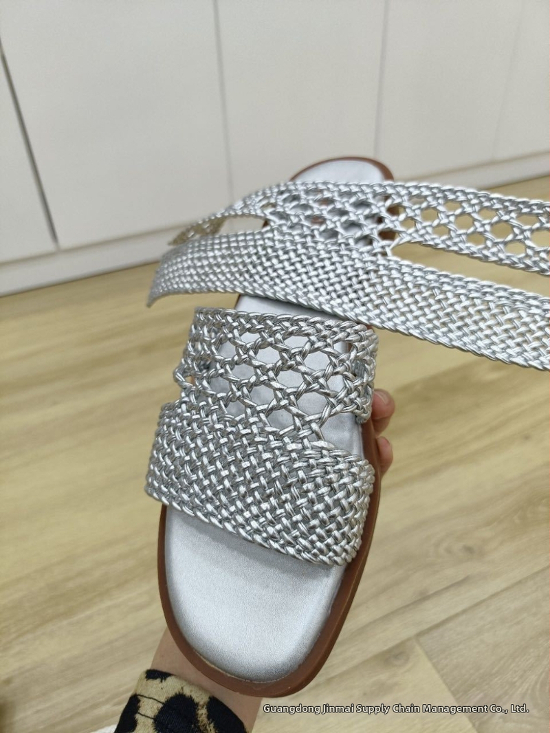 PU vrchný materiál — Model GMS-055 — Značka Golden Wheat Ears — Vhodné pre sandále, voľnočasovú obuv a papuče