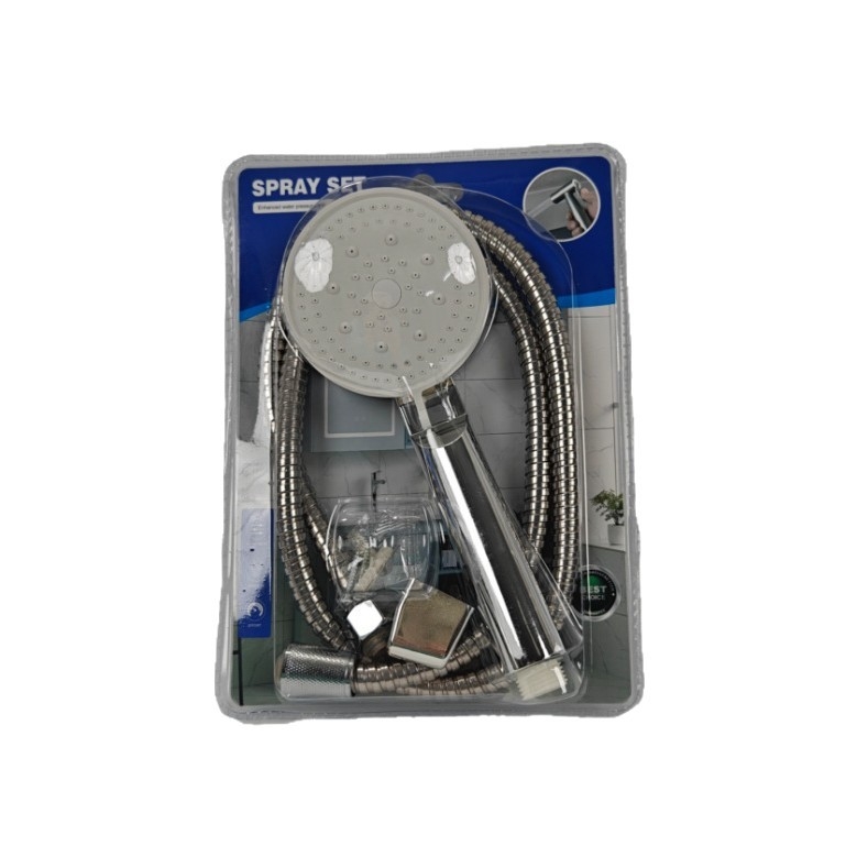 Set ručnog tuširanja s filtriranim tušem, ABS kućište, model XS06215, zidno postavljanje, nominalni tlak 1–10 bar, radna temperatura 0–80 °C