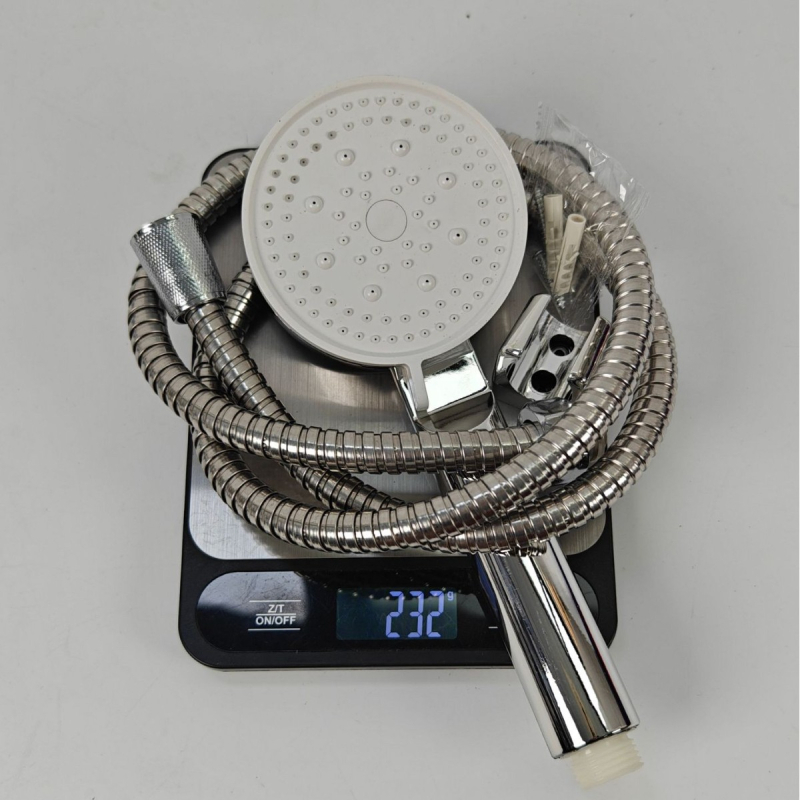 Set ručnog tuširanja s filtriranim tušem, ABS kućište, model XS06215, zidno postavljanje, nominalni tlak 1–10 bar, radna temperatura 0–80 °C