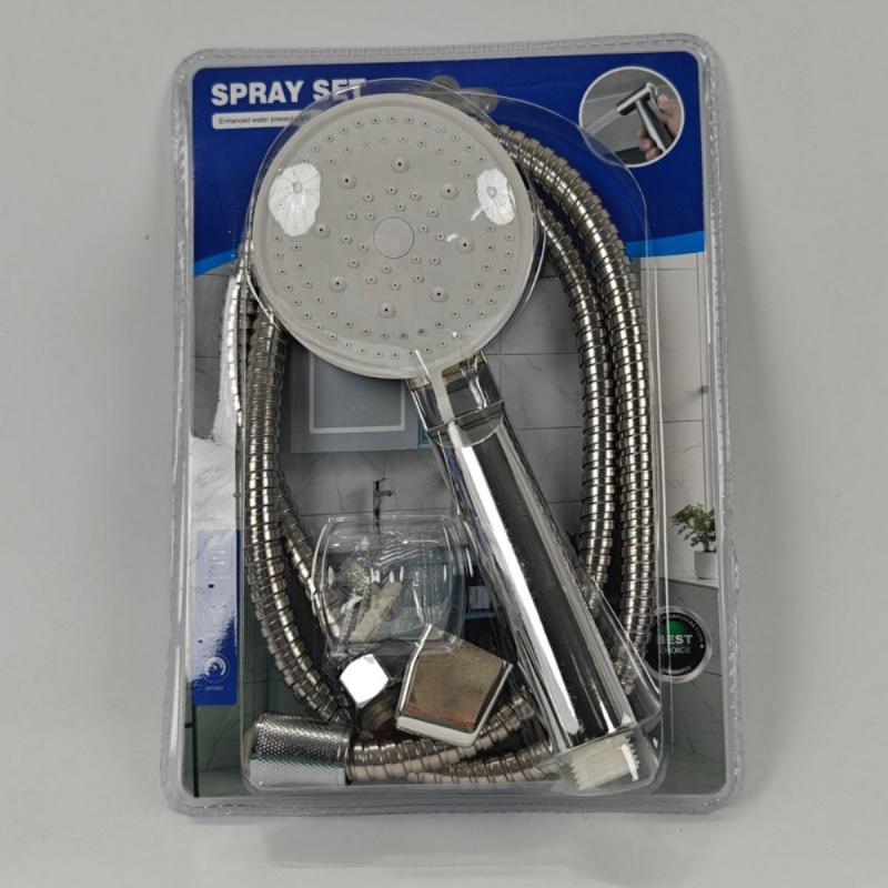 Set ručnog tuširanja s filtriranim tušem, ABS kućište, model XS06215, zidno postavljanje, nominalni tlak 1–10 bar, radna temperatura 0–80 °C