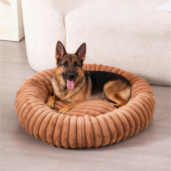 Gnijezdo za kućne ljubimce za unutarnju upotrebu, okrugli poluzatvoreni topli velur, perivo, za jesen i zimu