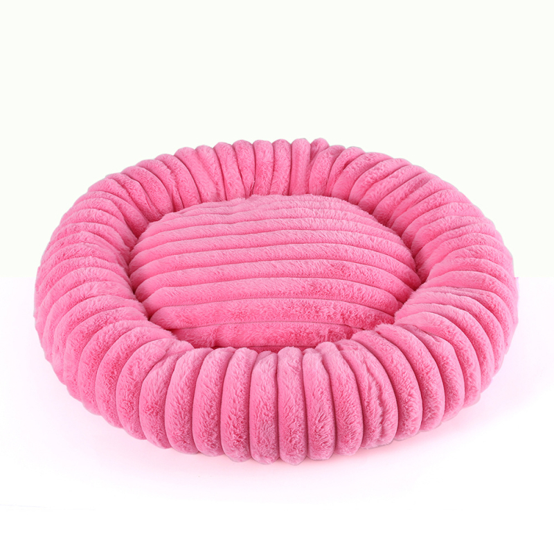 Gnijezdo za kućne ljubimce za unutarnju upotrebu, okrugli poluzatvoreni topli velur, perivo, za jesen i zimu