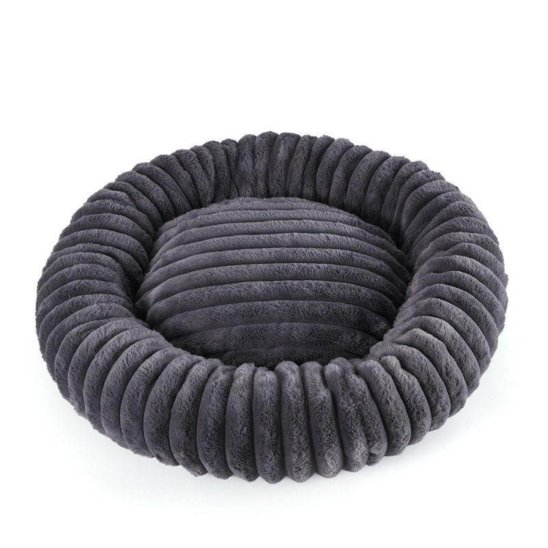 Gnijezdo za kućne ljubimce za unutarnju upotrebu, okrugli poluzatvoreni topli velur, perivo, za jesen i zimu