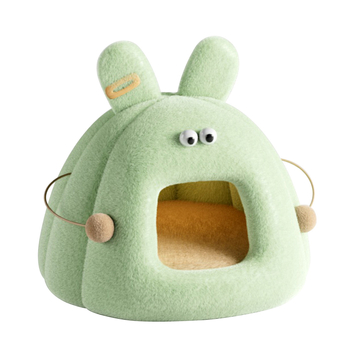 Cuib pentru pisici – culcuș închis, cald, din PP bumbac, pentru pisici, utilizare pentru toate anotimpurile