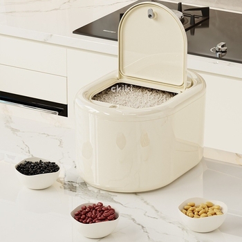 Container de depozitare a hranei pentru câini și pisici — sigilat, rezistent la umezeală, respinge insectele • Material: plastic • Brand: Sha aijie • Posibilitate imprimare logo