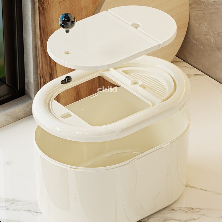 Container de depozitare a hranei pentru câini și pisici — sigilat, rezistent la umezeală, respinge insectele • Material: plastic • Brand: Sha aijie • Posibilitate imprimare logo