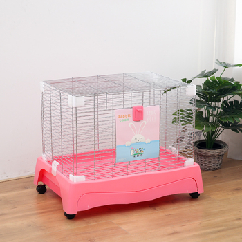 Cușcă pentru iepuri – ușor de curățat, pachet de lux, plastic, Pet Boer, cuib pentru animale de companie