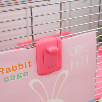 Cușcă pentru iepuri – ușor de curățat, pachet de lux, plastic, Pet Boer, cuib pentru animale de companie