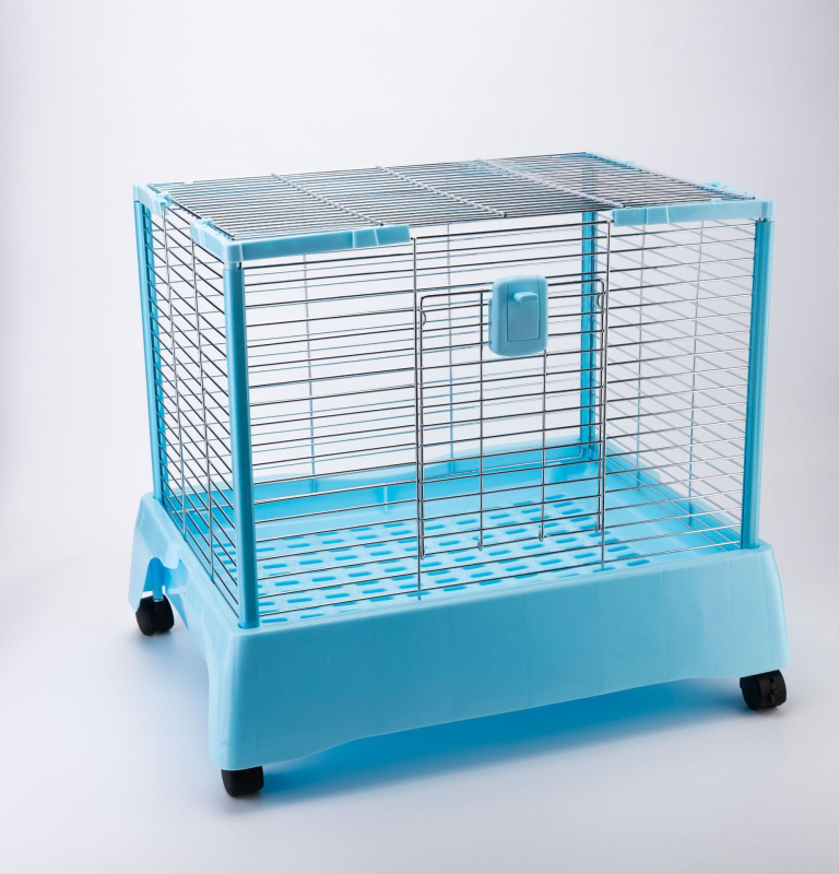 Cușcă pentru iepuri – ușor de curățat, pachet de lux, plastic, Pet Boer, cuib pentru animale de companie