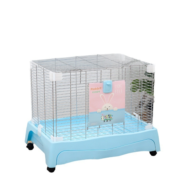 Cușcă pentru iepuri – ușor de curățat, pachet de lux, plastic, Pet Boer, cuib pentru animale de companie