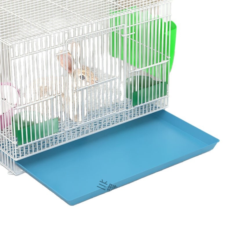 Cușcă pentru iepuri, din metal, set complet cu toaletă, pliabil, pentru uz casnic, fabricat în China