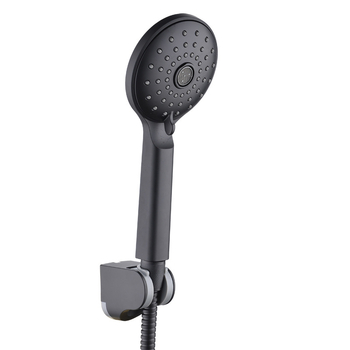 Furtun de duș din oțel inoxidabil, cuplă dublă, înaltă presiune, PVC și cupru, conectori din alamă, 0.8 MPa, 80°C