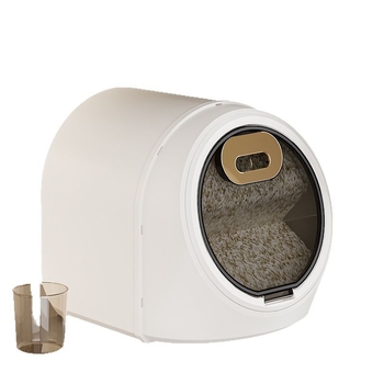 Cutie de depozitare pentru orez, PP, capacitate 10 L sau mai mare, sigilată, rezistentă la umezeală și insecte, de calitate alimentară, stil Nordic