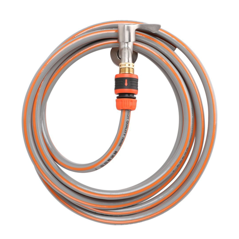 Furtun de apă pentru uz casnic cu conector pentru robinet, țeavă PVC, udare balcon, rezistent la explozii, certificat CE