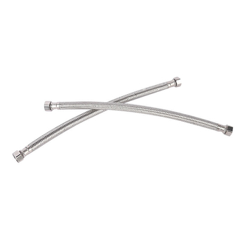 Tubă de intrare apă din oțel inoxidabil 304, împletită, cu capete duble, rezistentă la explozii, pentru boiler, 90°C, presiune nominală 10