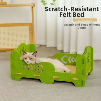 Lingtu filcből készült macska odú; Márka: Lingtu Felt; Anyag: filc; Eredet: Hebei; Alkalmas: macskáknak