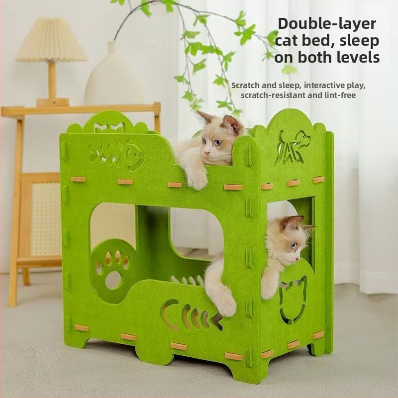 Lingtu filcből készült macska odú; Márka: Lingtu Felt; Anyag: filc; Eredet: Hebei; Alkalmas: macskáknak