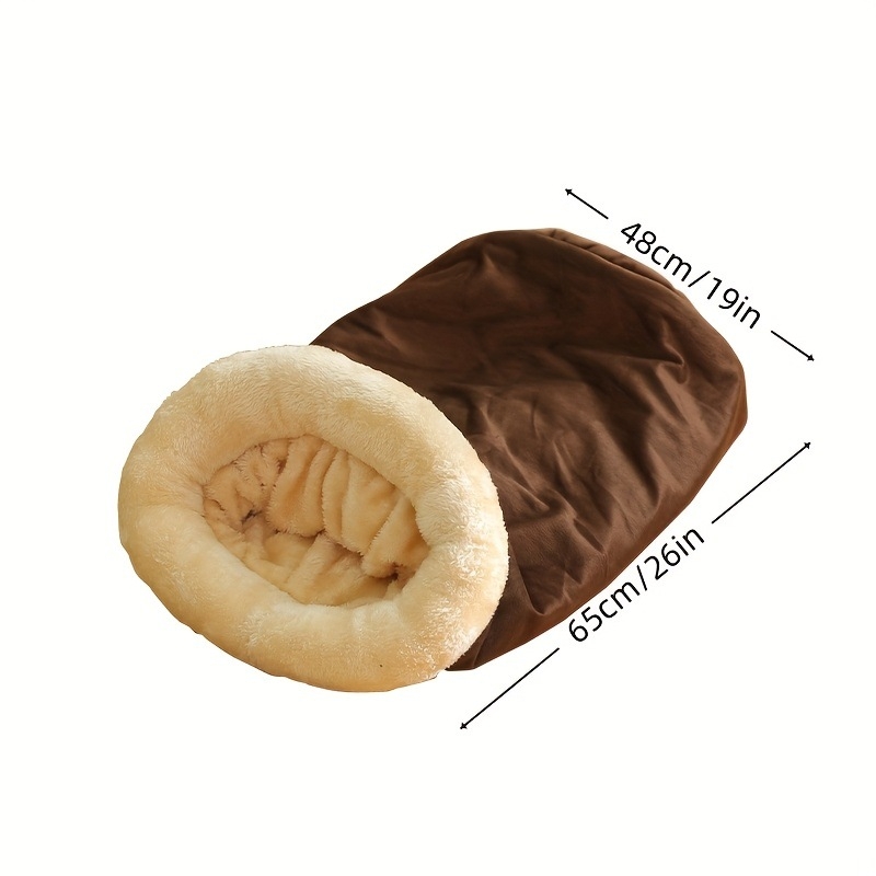 Macska fészek – poliészter belső meleg zárt ágy macskáknak, téli és őszi használatra, kapacitás 500