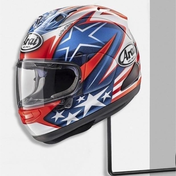 Zidni kovinski stalak za kape i kacige, dizajn s tri otvora, višefunkcijski skladišni okvir, jednodijelni, pogodan za stolno, spavaću i dnevnu sobu