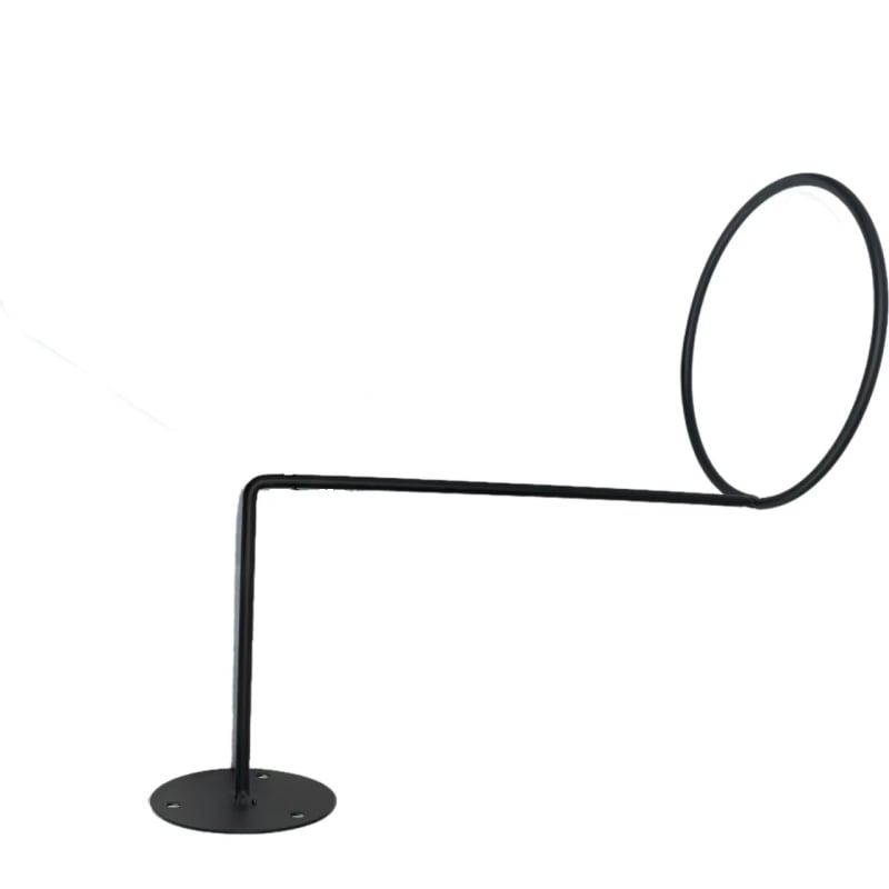 Zidni kovinski stalak za kape i kacige, dizajn s tri otvora, višefunkcijski skladišni okvir, jednodijelni, pogodan za stolno, spavaću i dnevnu sobu