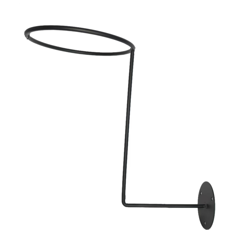 Zidni kovinski stalak za kape i kacige, dizajn s tri otvora, višefunkcijski skladišni okvir, jednodijelni, pogodan za stolno, spavaću i dnevnu sobu