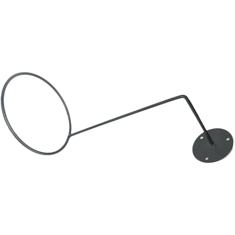 Zidni kovinski stalak za kape i kacige, dizajn s tri otvora, višefunkcijski skladišni okvir, jednodijelni, pogodan za stolno, spavaću i dnevnu sobu