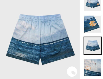 Fitness šorc unisex – brzo sušeći mrežasti materijal, srednji pojas, ležerni kroj, poliesterska smjesa