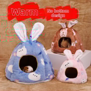 Gnijezdo za mala kućna ljubimca – od flanel materijala, polar fleece i PP pamuka; otvoreni donji dio; pogodna za činčile