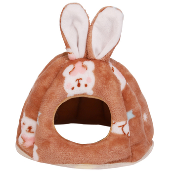 Gnijezdo za mala kućna ljubimca – od flanel materijala, polar fleece i PP pamuka; otvoreni donji dio; pogodna za činčile