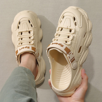 Muške EVA sandale, slip-on, prozračne, anti-slip, zatvoren prst, EVA potplat