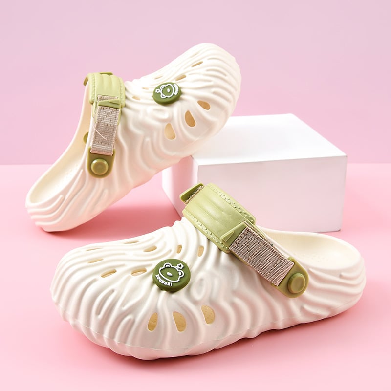 Papuci Crocs din EVA pentru femei, respirabili, cu partea superioară EVA și talpa EVA, talpă groasă, turnare prin injecție