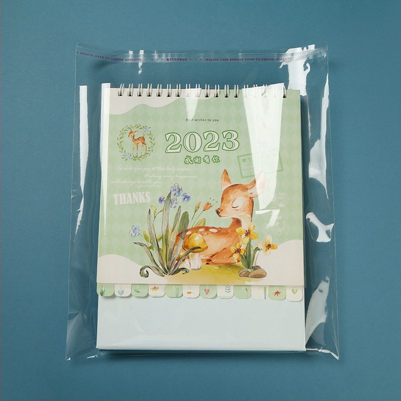 OPP διαφανής αυτοσφραγιζόμενη σακούλα συσκευασίας, παχύτερο πλαστικό, μήκος σφράγισης 0,8 εκ, κατάλληλη για κοσμήματα, ρούχα και τρόφιμα