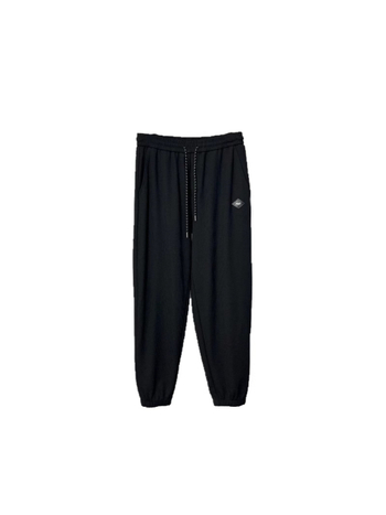 Sportos casual nadrág középmagasságú derékkal, tapered szabású, rugalmas anyag, 55% poliészter, tavasz 2025, férfiaknak (55% poliészter; rugalmas anyag; középmagasságú derék; tapered szabás)