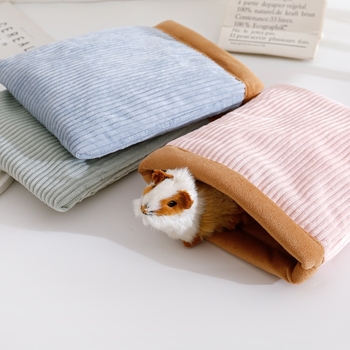 Hamster számára pamutszövet alvózsák, kör alakú forma, téli használat, melegen tartja