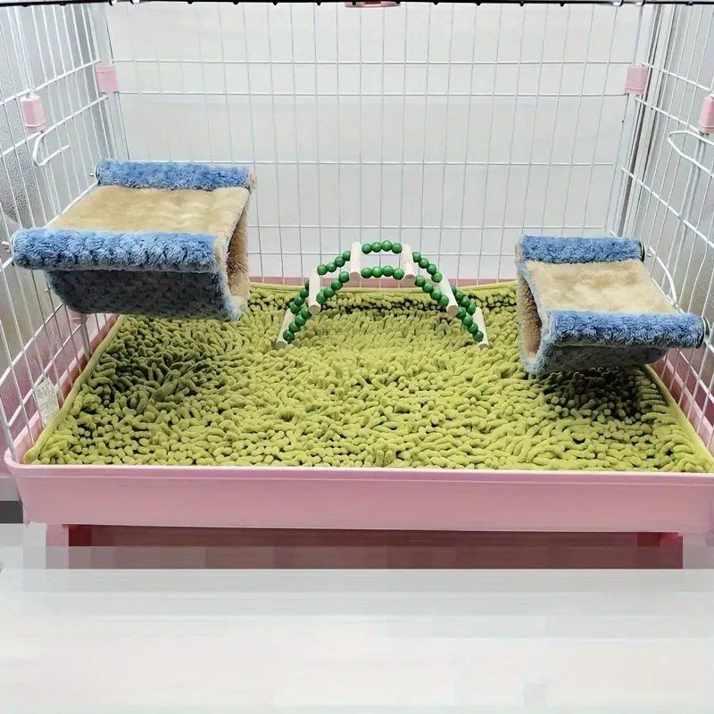 Drveni tunelski hamak za hamsterje, nordijski stil, uklonjiv, pogodan za unutarnju upotrebu