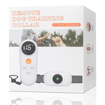 Kutyák kiképzésére szolgáló anti-bark eszköz, ABS anyag, nyakörv, 90 darabos csomagolás, engedélyezett magánmárkák