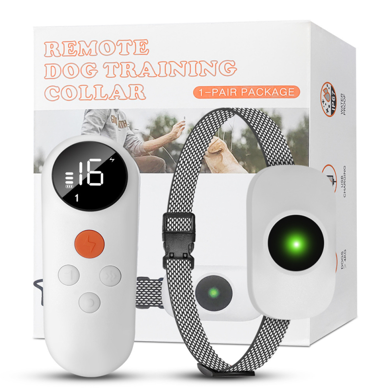 Kutyák kiképzésére szolgáló anti-bark eszköz, ABS anyag, nyakörv, 90 darabos csomagolás, engedélyezett magánmárkák