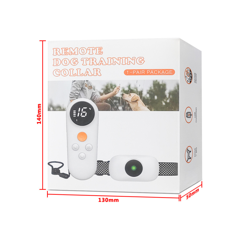 Kutyák kiképzésére szolgáló anti-bark eszköz, ABS anyag, nyakörv, 90 darabos csomagolás, engedélyezett magánmárkák