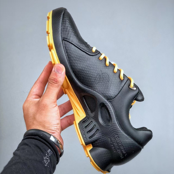 Pantofi trail 9213 – închidere frontală, toate sezoanele, partea superioară din piele top grain + țesătură, primăvara 2025