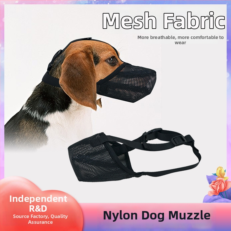 Polyesterová maska na psy s priedušnou sieťou proti uhryznutiam a štekaniu nepremokavá