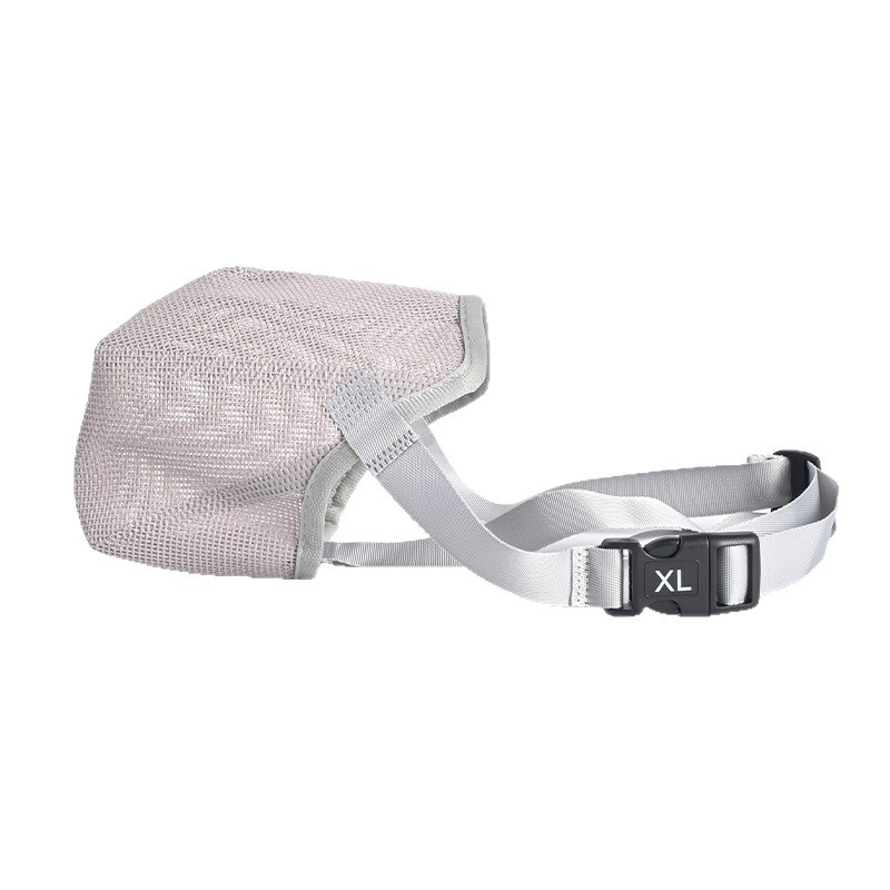 Botniță pentru câini din poliester cu plasă respirabilă anti-mușcare anti-lătrat impermeabilă