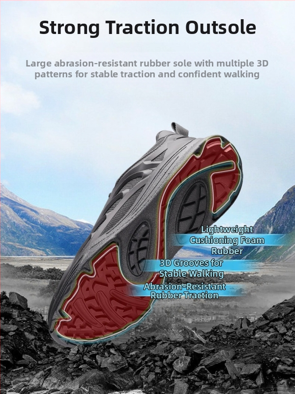 Unisex outdoorové tréningové topánky - vrch z pravej kože + sieťovina, EVA stredná podrážka, EVA vonkajšia podrážka, protišmykové, nízky profil, predné šnurovanie